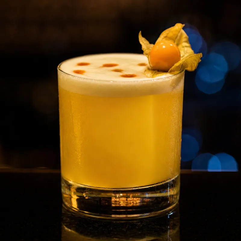Aguaymanto Sour