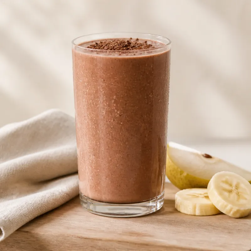 Smoothie de almendra y chocolate