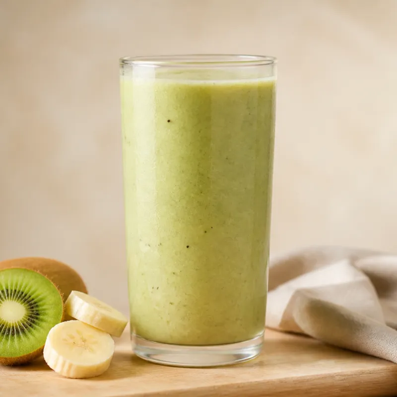 Smoothie de almendra y kiwi