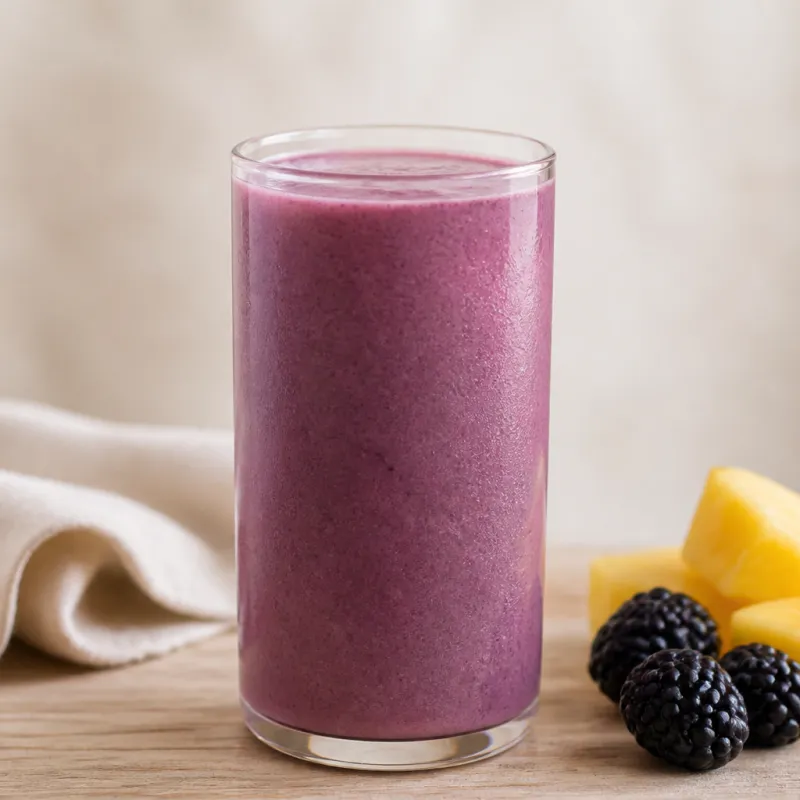 Smoothie de almendra con piña