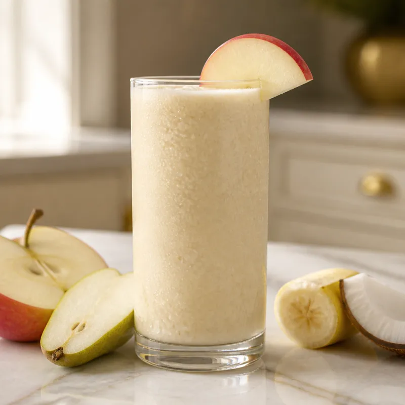 Smoothie de manzana y coco