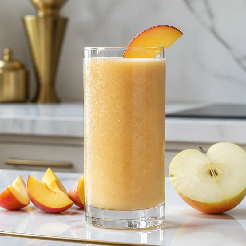 Smoothie de manzana y nectarina