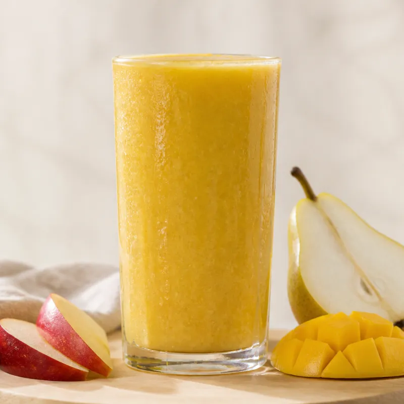 Apple Pear Smoothie with Mango
