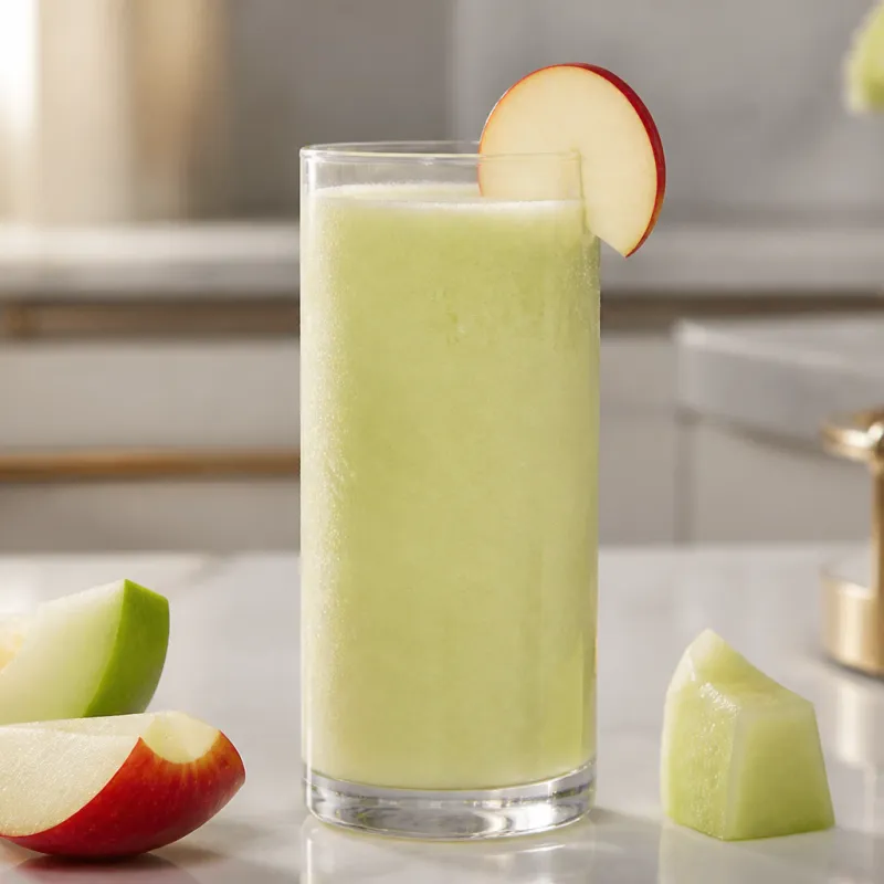 Smoothie de manzana y melón