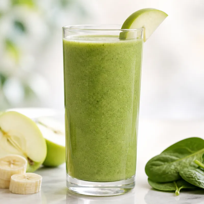 Smoothie de manzana y espinacas