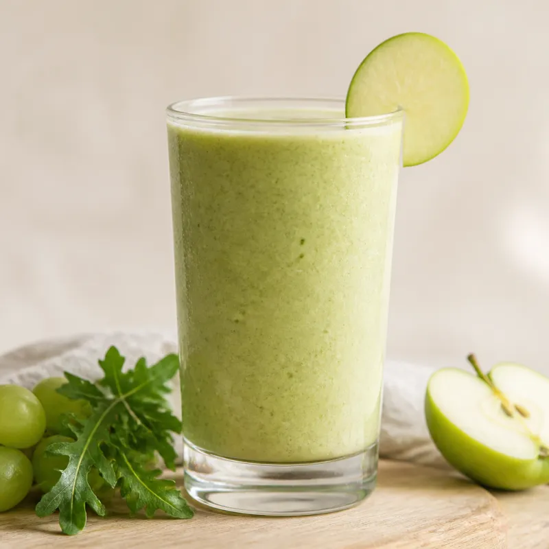 Arugula Grape Smoothie with Green Apple