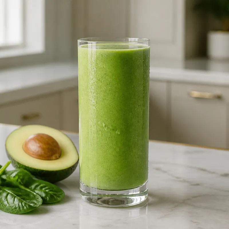 Avocado and Baby Spinach Smoothie