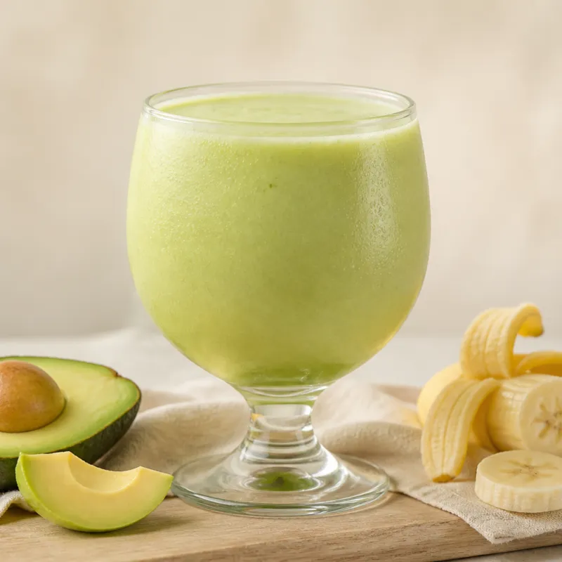 Extra Creamy Avocado Banana Smoothie