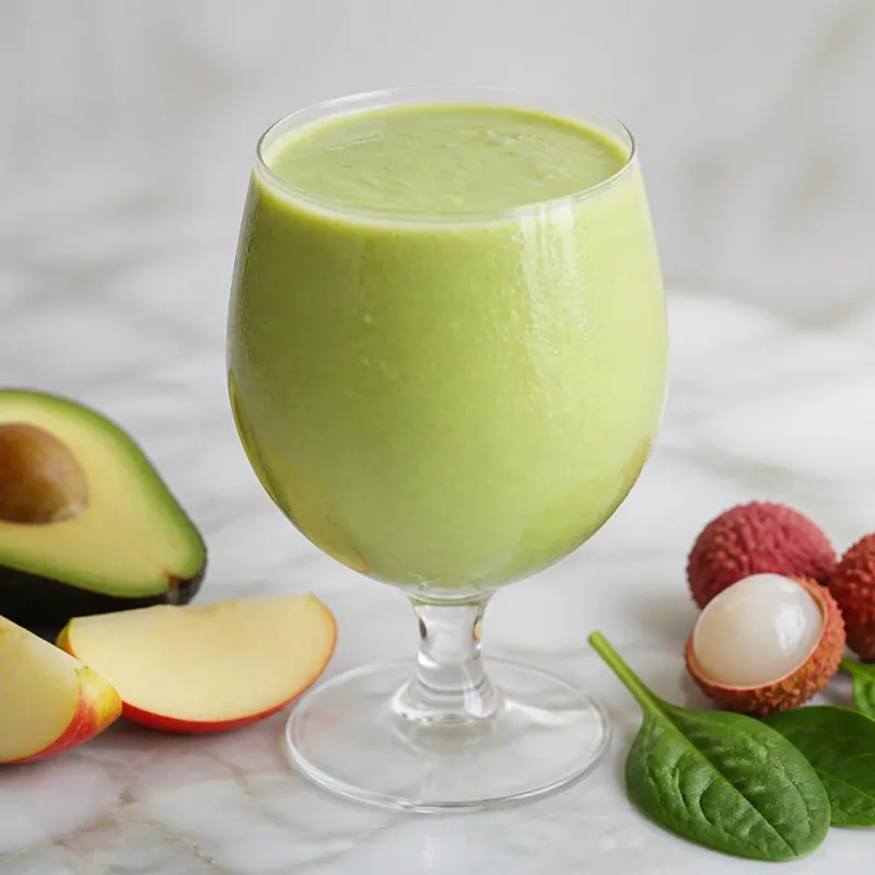Avocado Lychee Smoothie