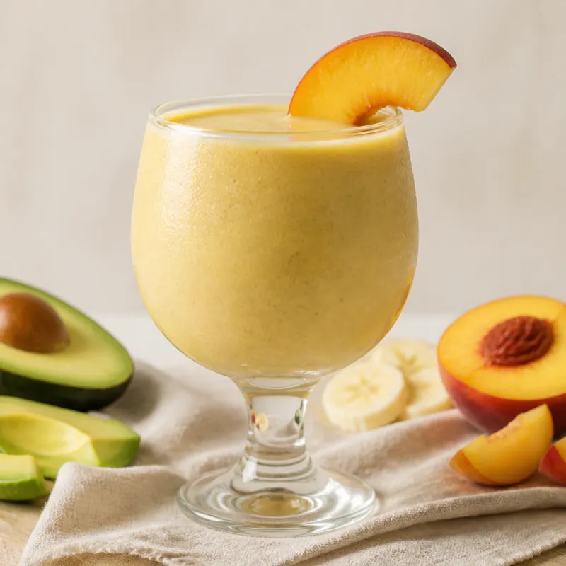 Avocado Peach Smoothie