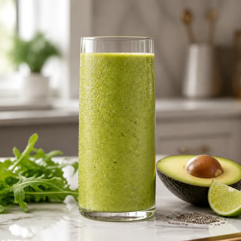Avocado Rocket Smoothie with Coconut Water