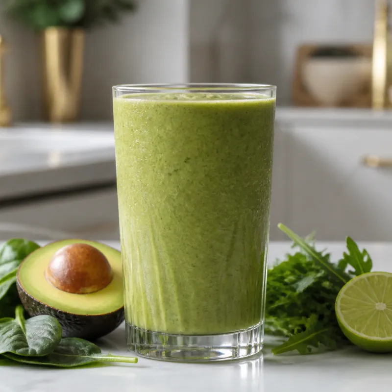 Avocado Rocket Smoothie with Dandelion