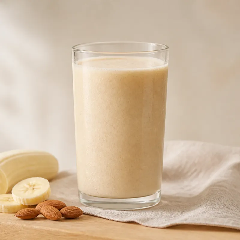 Banana and Almond Milk Smoothie