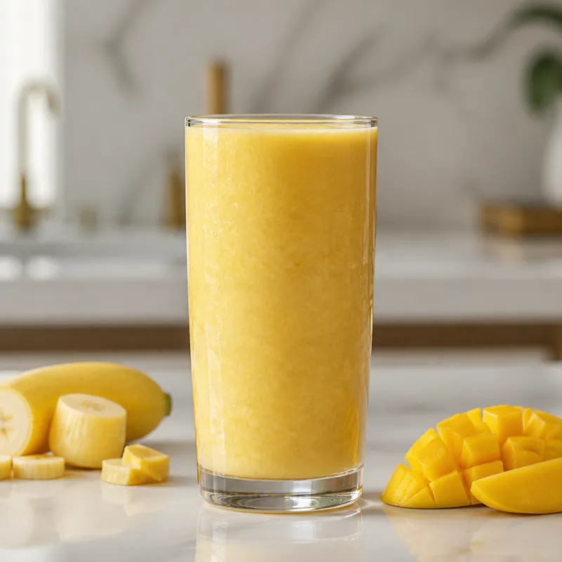 Banana and Mango Smoothie