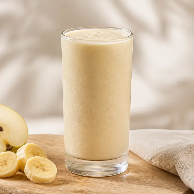Banana and Pear Smoothie with Milk