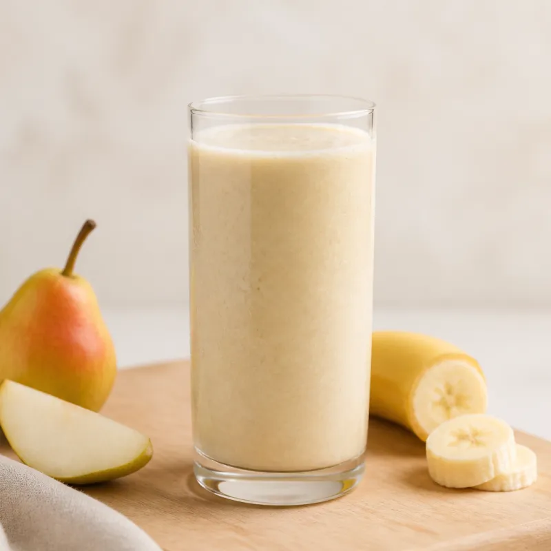 Banana and Pear Smoothie with Water