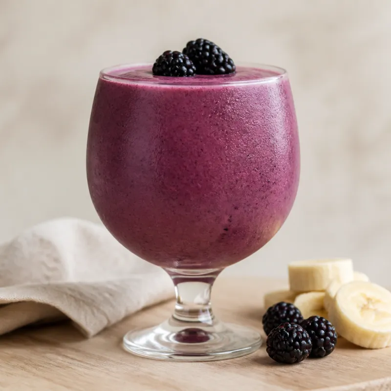Banana Blackberry Smoothie