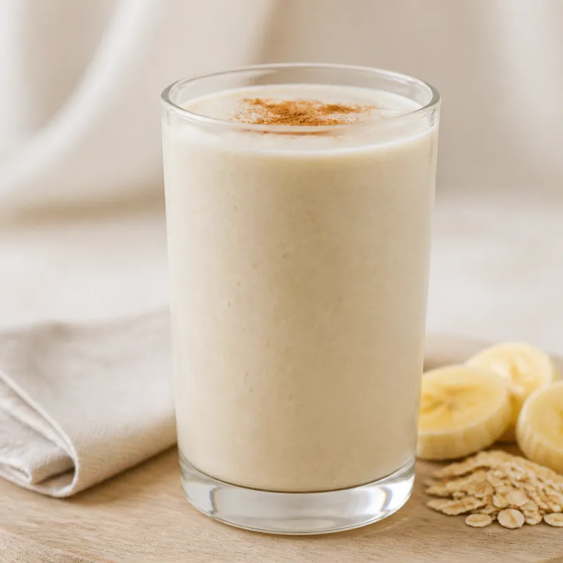 Banana Oatmeal Yogurt Smoothie