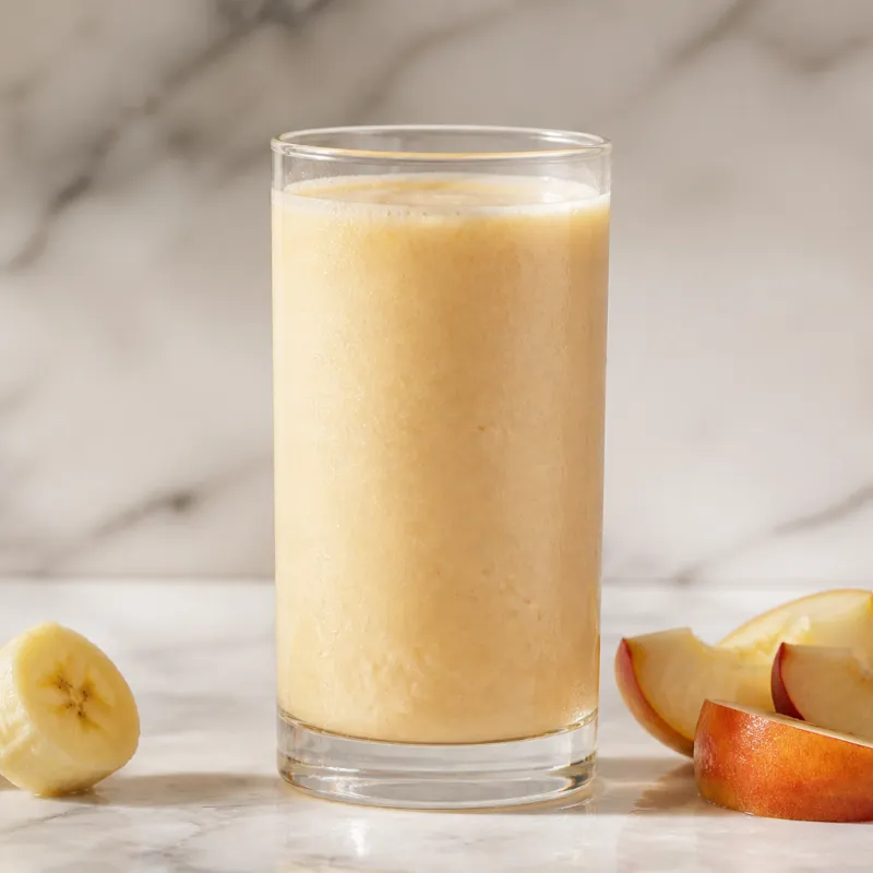 Smoothie de plátano con nectarina