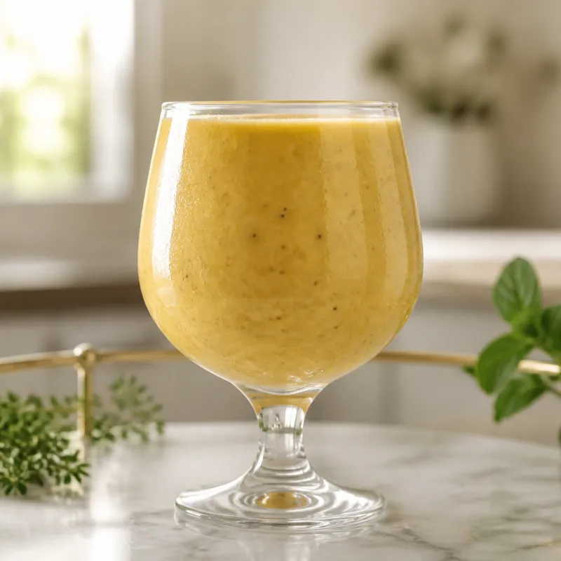 Banana Smoothie with Physalis and Chia Seeds