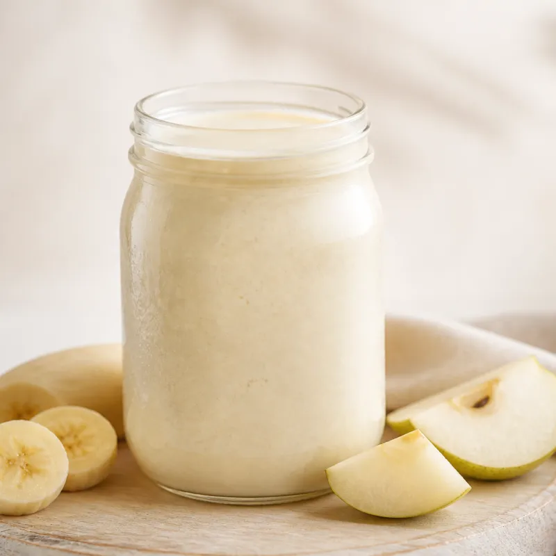 Smoothie de plátano con quark