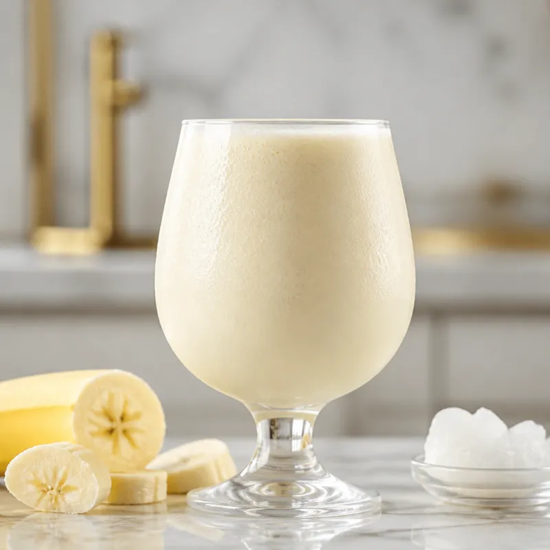 Banana Yoghurt Smoothie with Coconut Oil