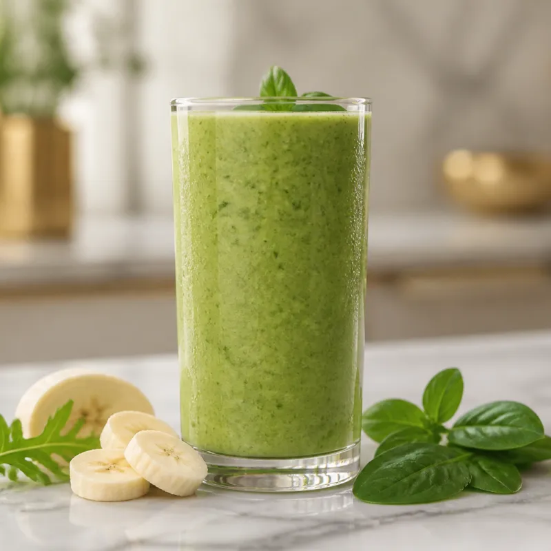 Basil Banana Smoothie