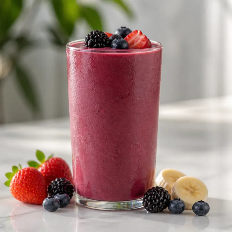 Berry Smoothie with Rice Milk