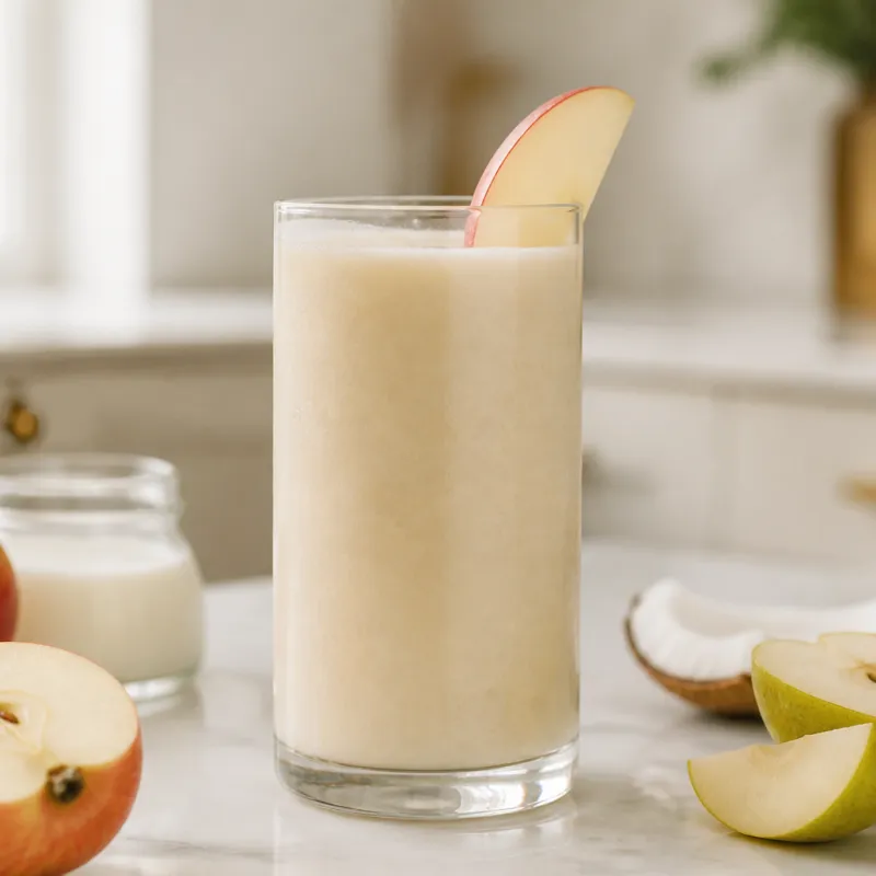 Coconut Apple Smoothie with Pear