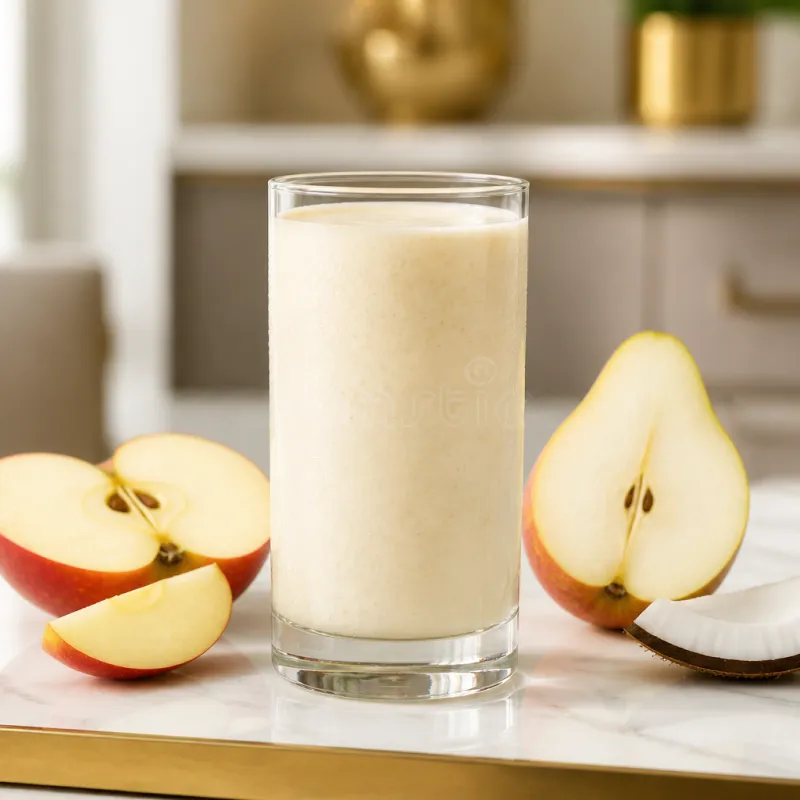 Creamy Apple Smoothie with Coconut Milk