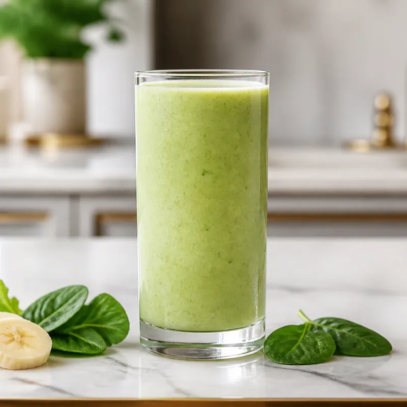 Creamy Banana Lamb's Lettuce Smoothie