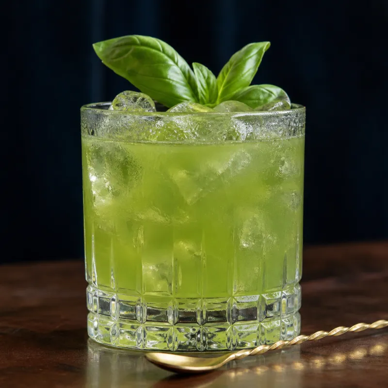 Gin Basil Smash