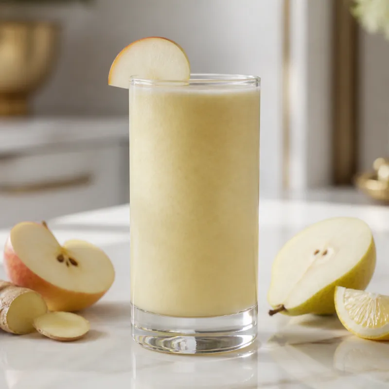 Smoothie de jengibre y manzana