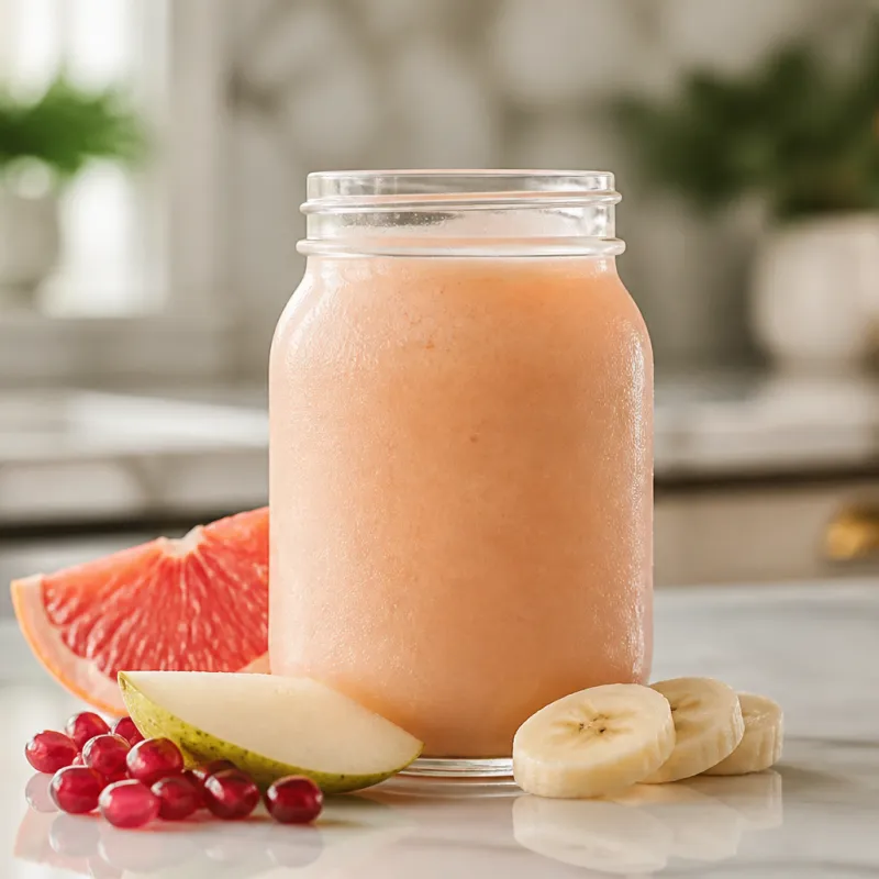 Grapefruit Smoothie with Banana Nectar