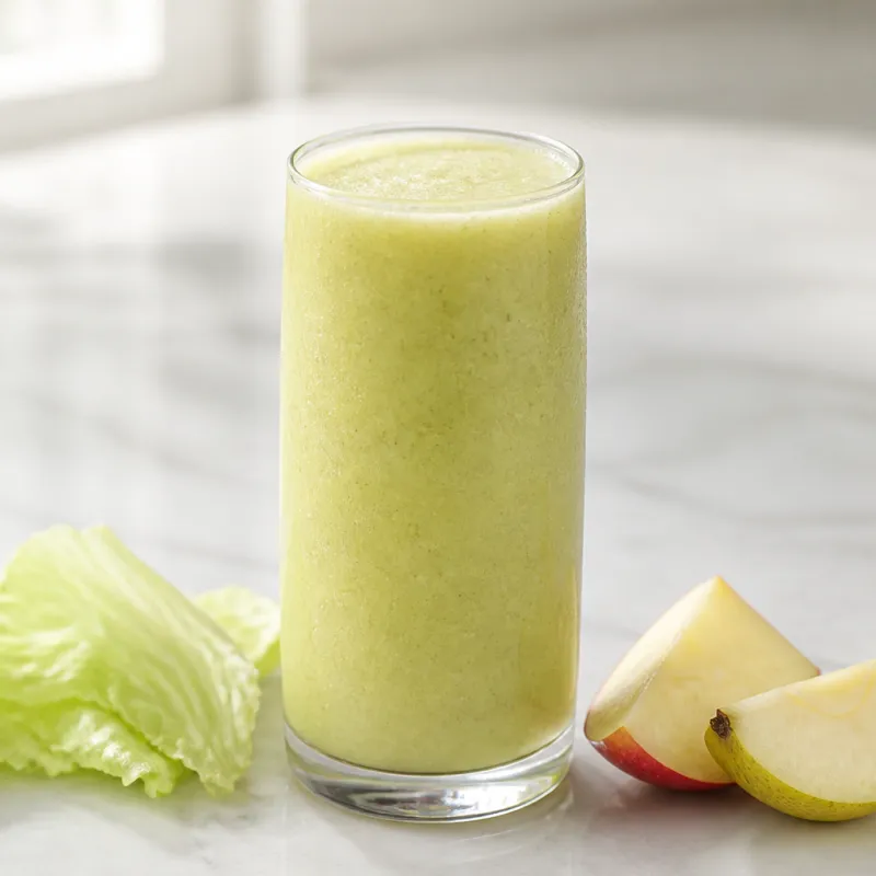 Eisbergsalat-Smoothie mit Apfel und Birne