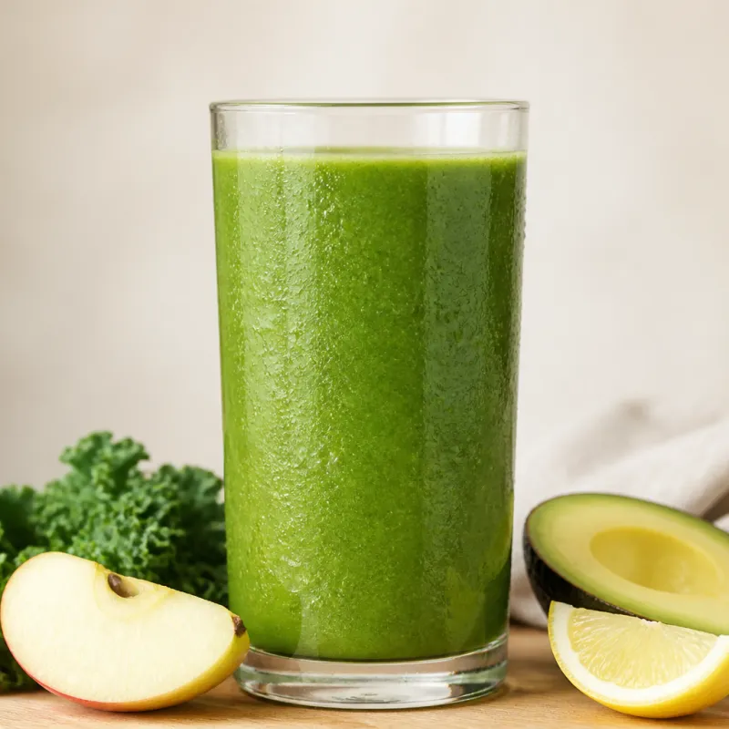 Smoothie de kale y aguacate