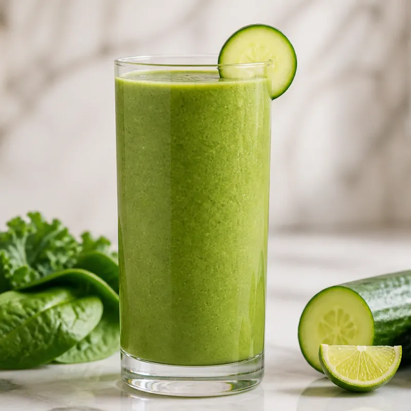 Kale, Spinach and Cucumber Smoothie