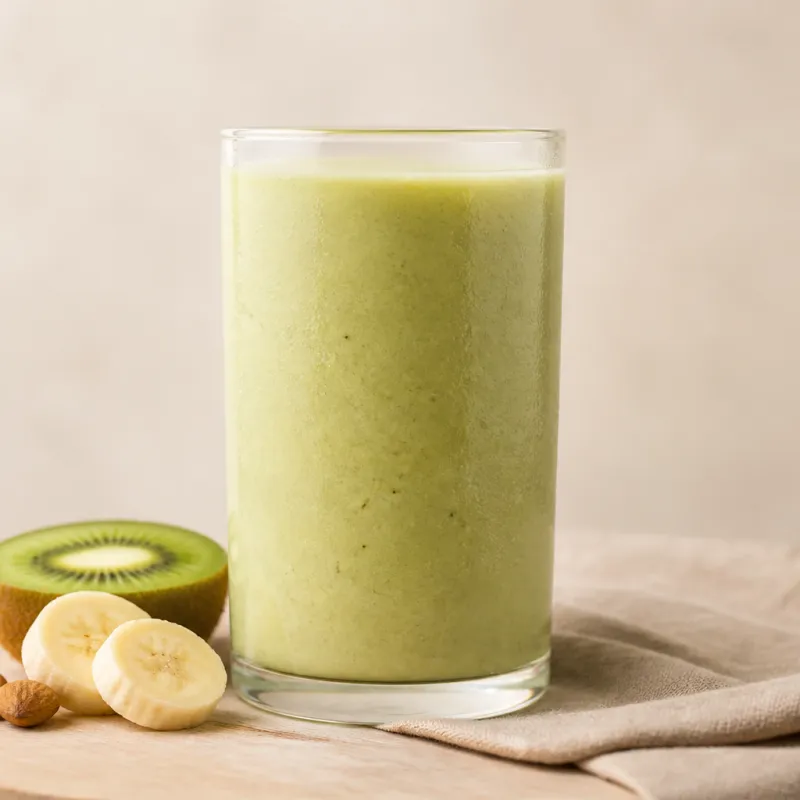 Smoothie de kiwi y almendra