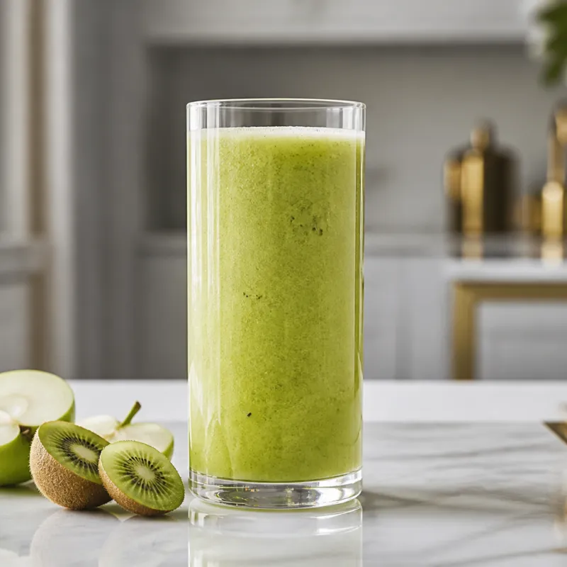 Kiwi and Green Apple Smoothie