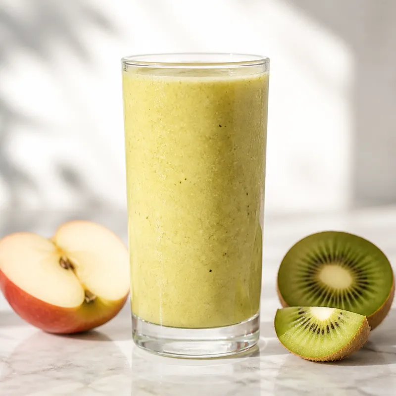 Kiwi and Red Apple Smoothie