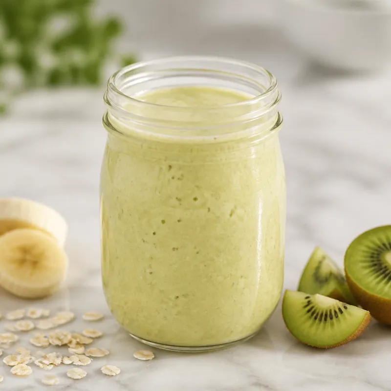 Smoothie de kiwi y avena