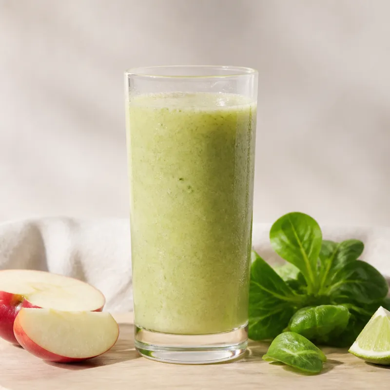 Lamb's Lettuce and Apple Smoothie