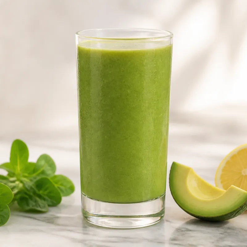 Lamb's Lettuce and Avocado Smoothie