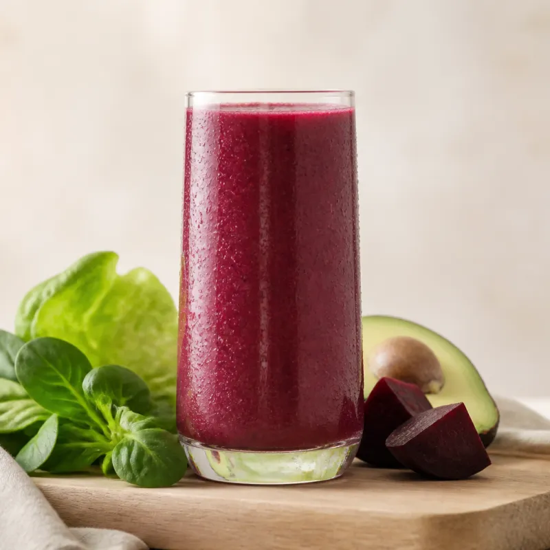 Smoothie de canónigos y remolacha
