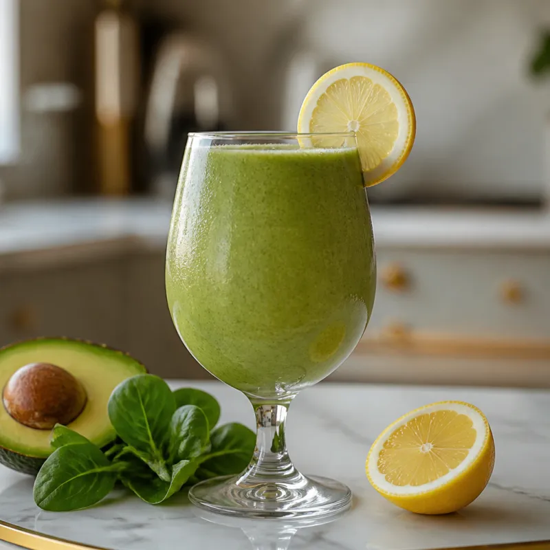 Simple Lamb's Lettuce Avocado Smoothie