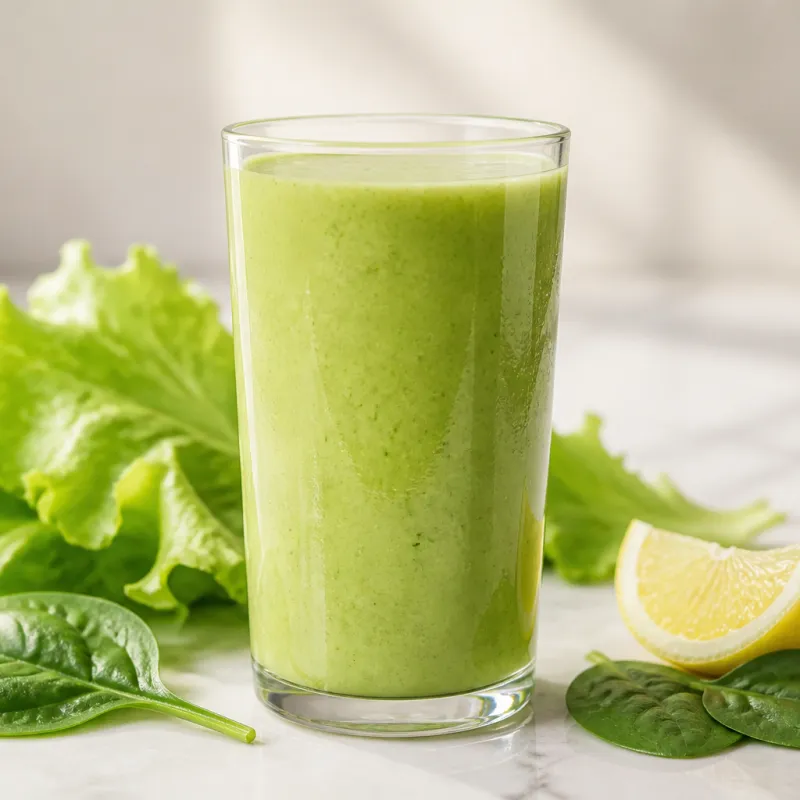 Lettuce and Baby Spinach Smoothie