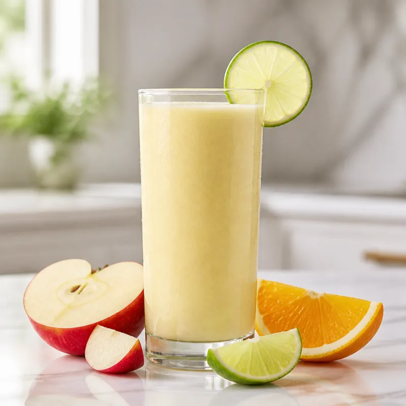 Smoothie de lima y manzana