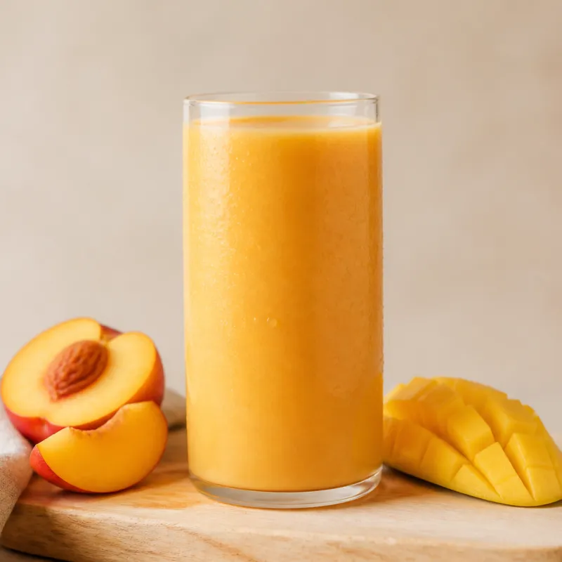 Smoothie de nectarina y mango