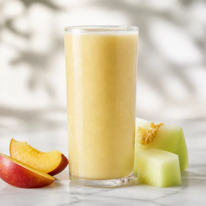 Smoothie de nectarina y melón