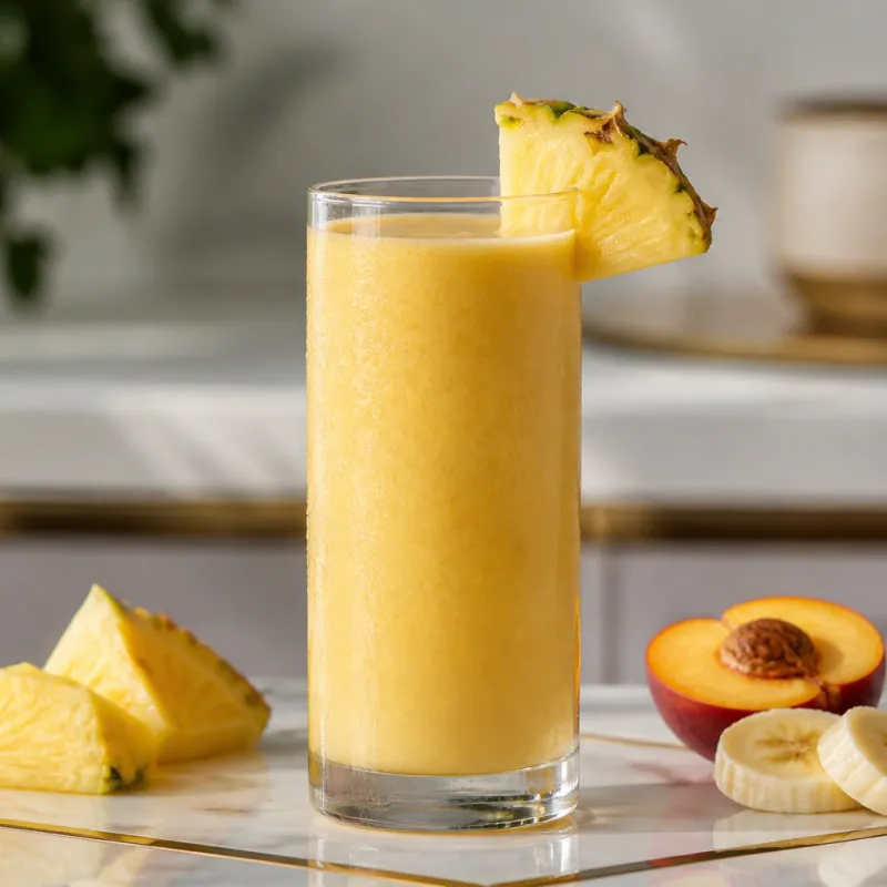 Smoothie de nectarina y piña